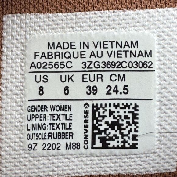 Converse Chuck Taylor All Star Lugged Shoes Womens Size 8 Brown High Top - Picture 9 of 10